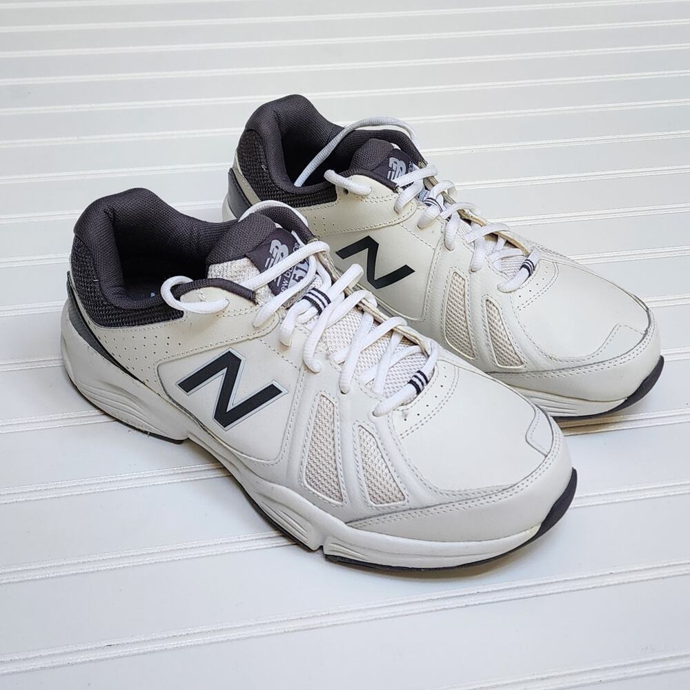 New Balance Men's 519 Cross Training Shoes Sneakers Size 11 4E Wide White & Gray